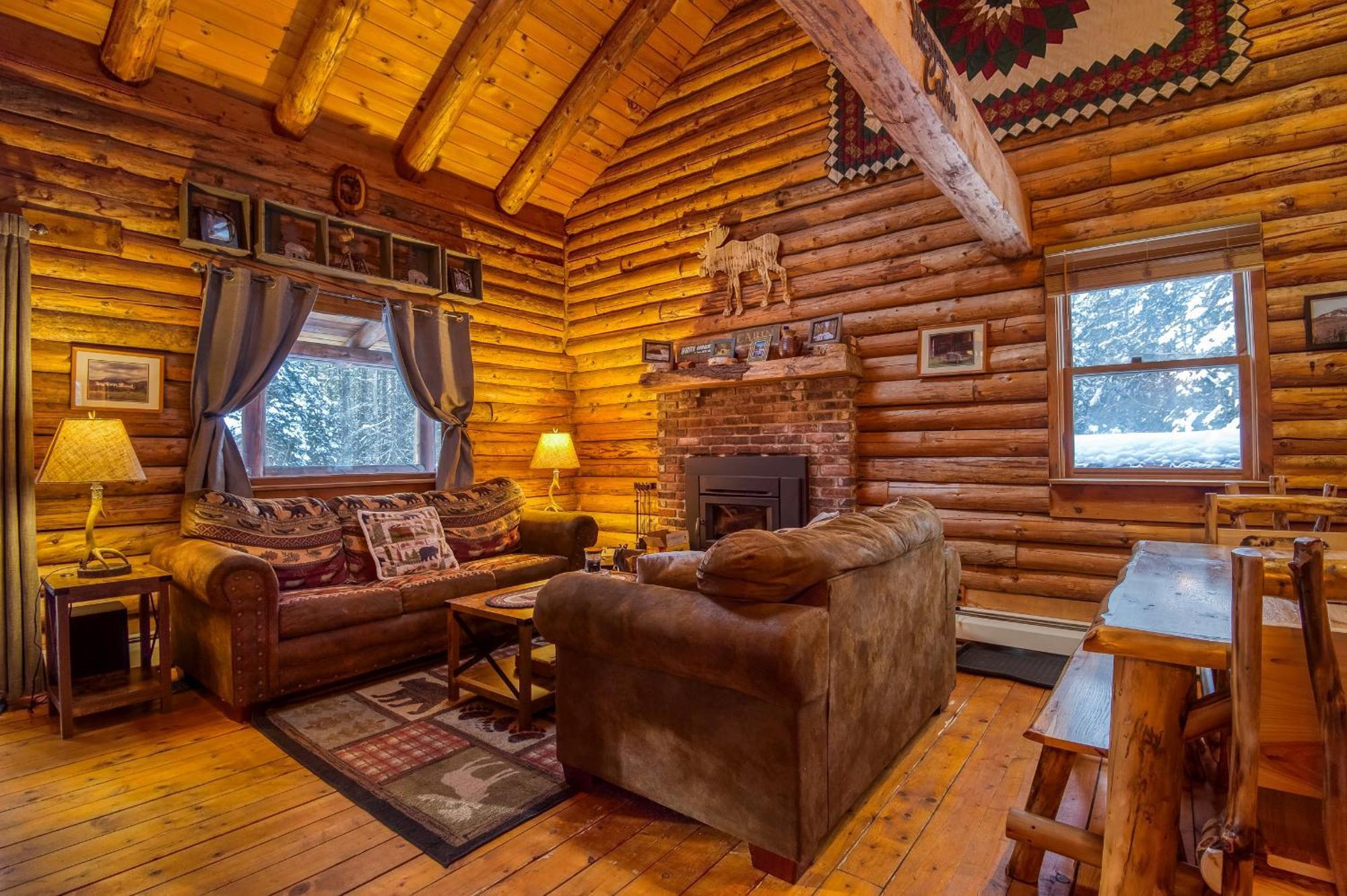 Family-Focused & Pet-Friendly Log Cabin With 4Br 2Ba Sleeps 10 Bethlehem Exterior foto
