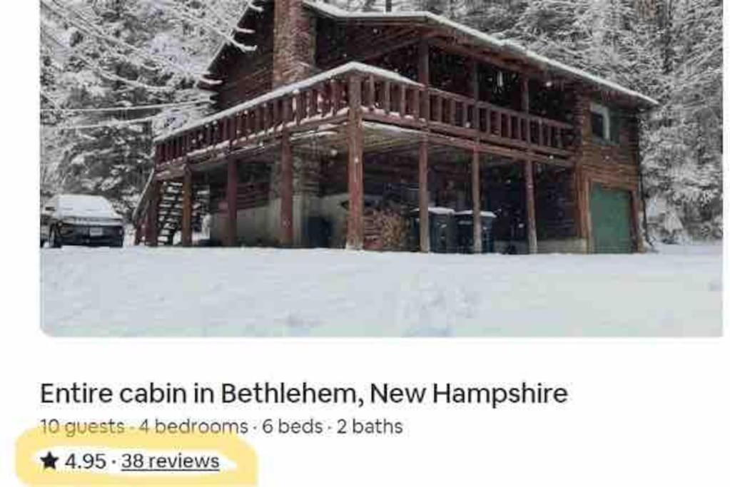 Family-Focused & Pet-Friendly Log Cabin With 4Br 2Ba Sleeps 10 Bethlehem Exterior foto